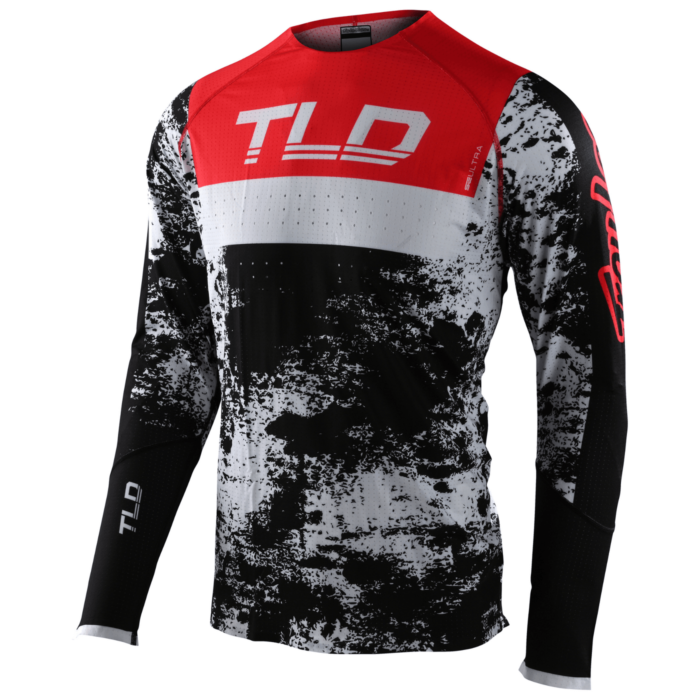 Troy Lee Designs SE ULTRA Jersey Grime Black - Rocket Red 8Lines Shop - Fast Shipping