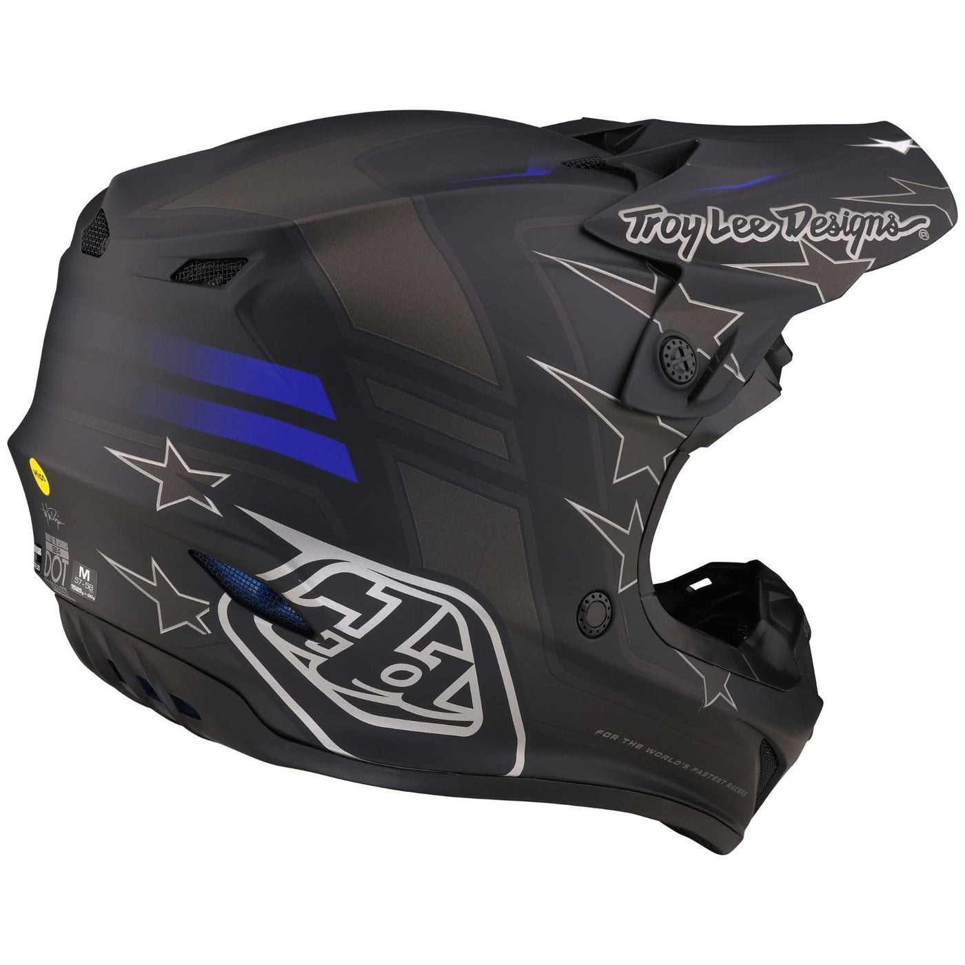 Troy Lee Designs SE4 Polyacrylite Helmet Flagstaff - Black 8Lines Shop - Fast Shipping