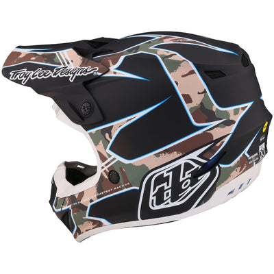 Troy Lee Designs SE4 Polyacrylite Helmet Matrix - Camo/Black 8Lines Shop - Fast Shipping