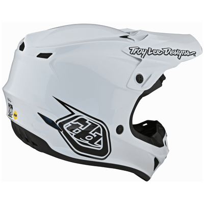 Troy Lee Designs SE4 Polyacrylite Helmet Mono - White 8Lines Shop - Fast Shipping