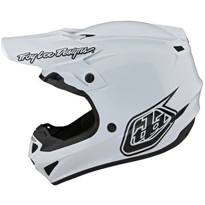 Troy Lee Designs SE4 Polyacrylite Helmet Mono - White 8Lines Shop - Fast Shipping