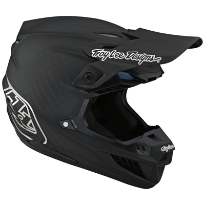 Troy Lee Designs SE5 Carbon Helmet - Black / Chrome 8Lines Shop - Fast Shipping