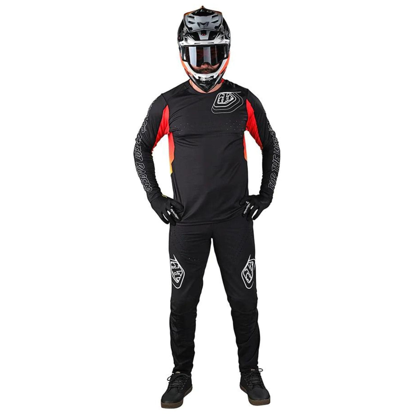 Troy Lee Designs Sprint Jersey Richter - Black 8Lines Shop - Fast Shipping