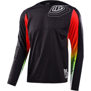 Troy Lee Designs Sprint Jersey Richter - Black 8Lines Shop - Fast Shipping