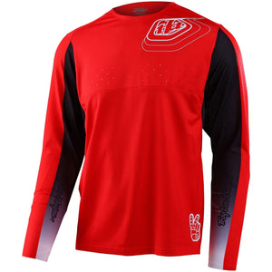 Troy Lee Designs Sprint Jersey Richter - Race Red 8Lines Shop - Fast Shipping