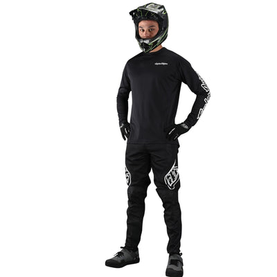 Troy Lee Designs Sprint Jersey Solid - Black 8Lines Shop - Fast Shipping