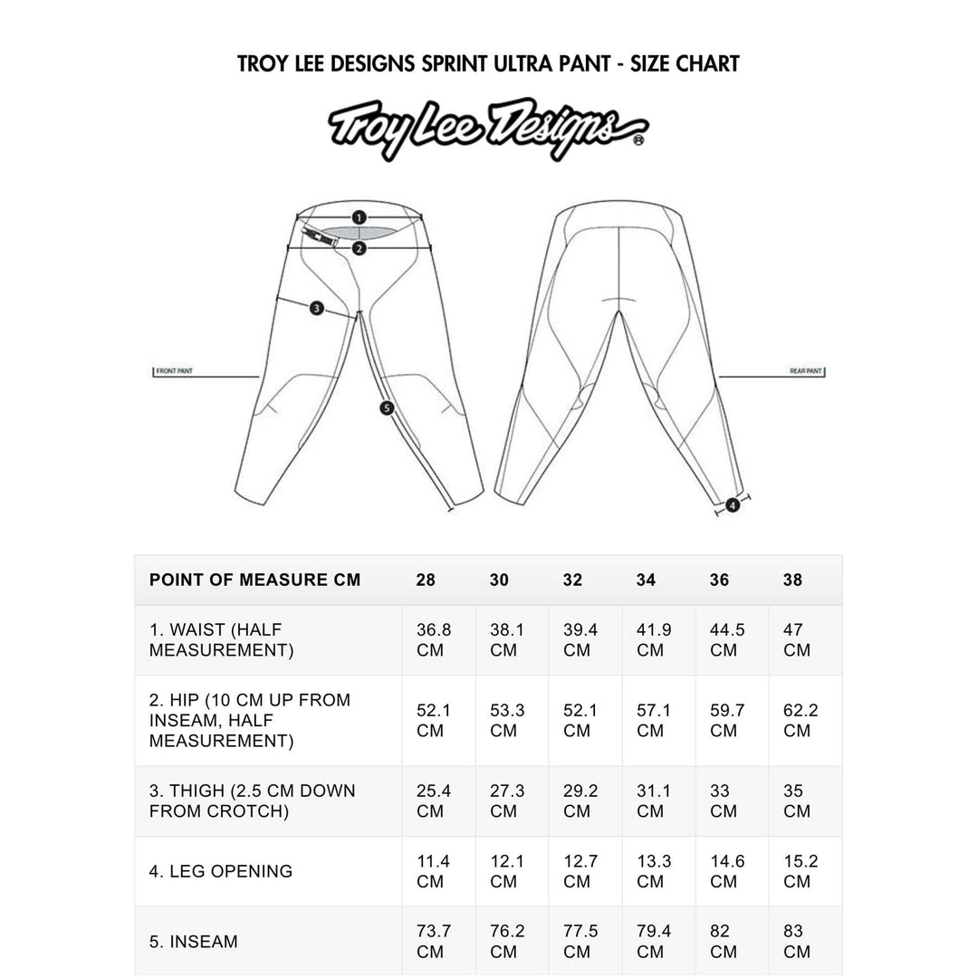 Troy Lee Designs Sprint Ultra Bike Pants Solid - Black