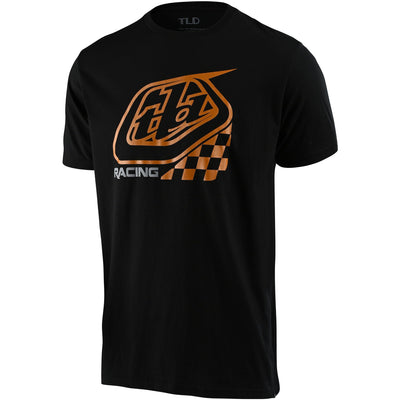 Troy Lee Designs T-Shirt Precision 2.0 - Checkers Black 8Lines Shop - Fast Shipping