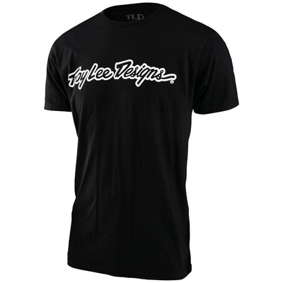 Troy Lee Designs T-Shirt Signature - Black 8Lines Shop - Fast Shipping