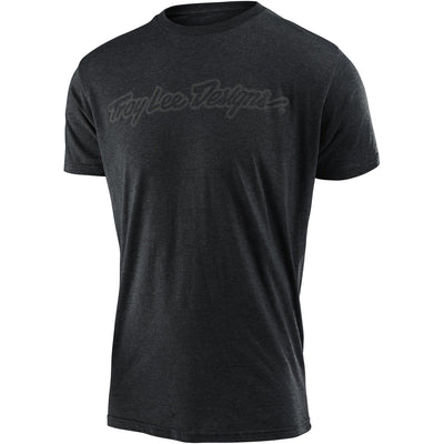Troy Lee Designs T-Shirt Signature - Heather Charcoal 8Lines Shop - Fast Shipping