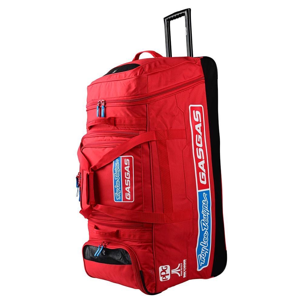Troy Lee Designs Team GASGAS Meridian Wheeled Motocross Gear Bag - Red