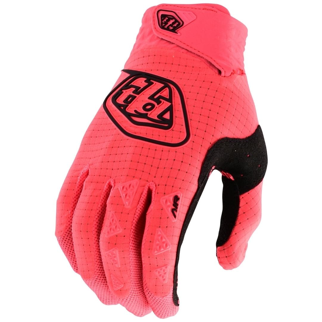 Troy Lee Designs Youth Gloves AIR Solid - Glo Red 8Lines Shop - Fast Shipping