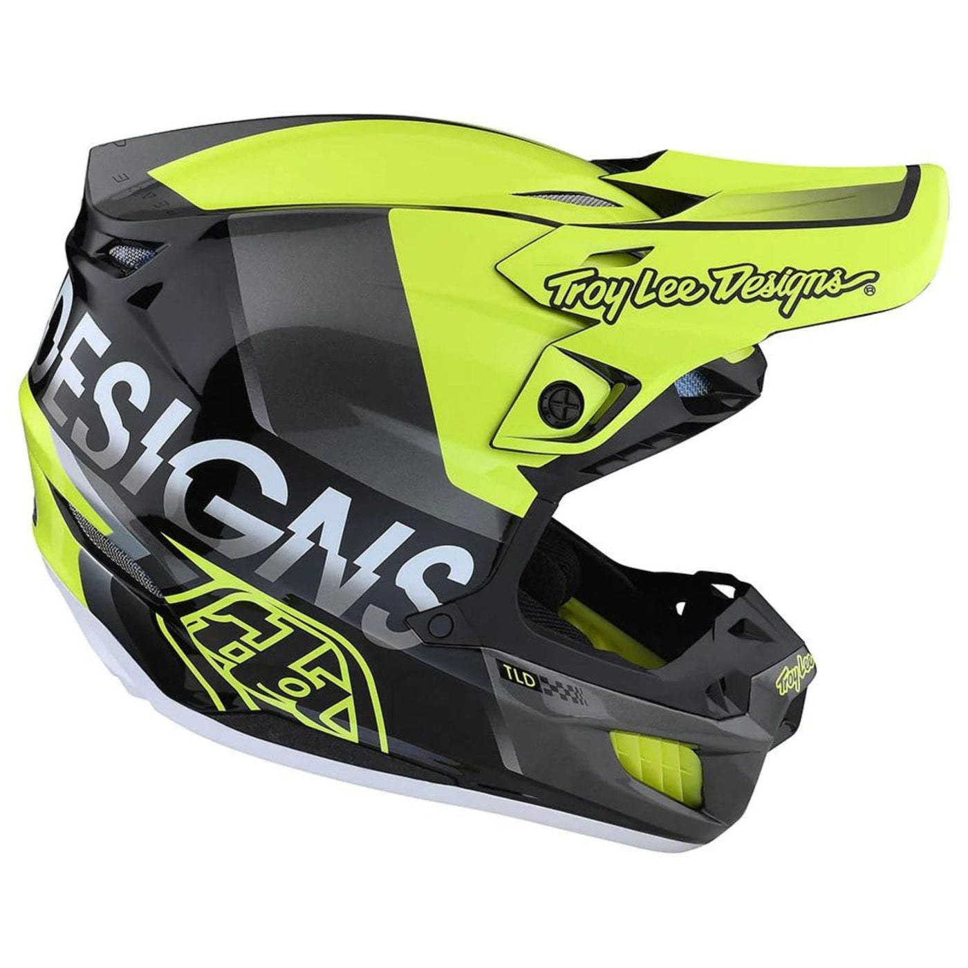 Troy Lee SE5 Composite Helmet Qualifier - Glo Yellow/Black 8Lines Shop - Fast Shipping