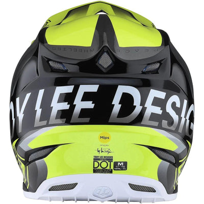 Troy Lee SE5 Composite Helmet Qualifier - Glo Yellow/Black 8Lines Shop - Fast Shipping