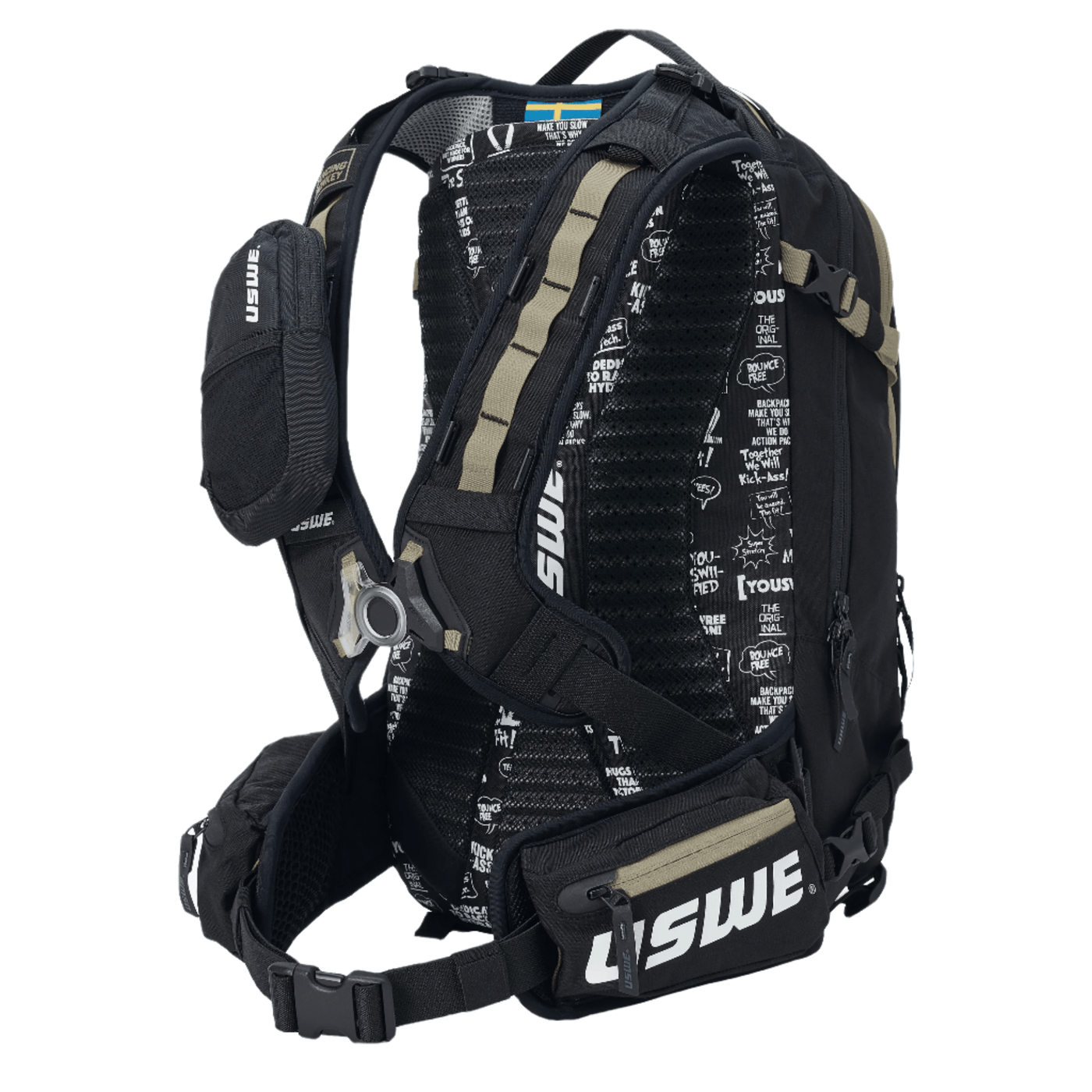 USWE Core 25L Hydration Compatible Off-Road Backpack - Mud Green 8Lines Shop - Fast Shipping