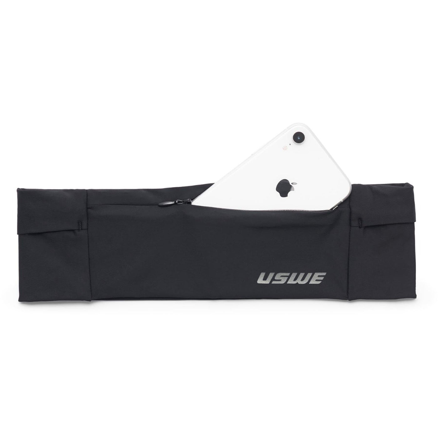 USWE Hofter Running Belt with Water Resistant Pocket - Black 8Lines Shop - Fast Shipping