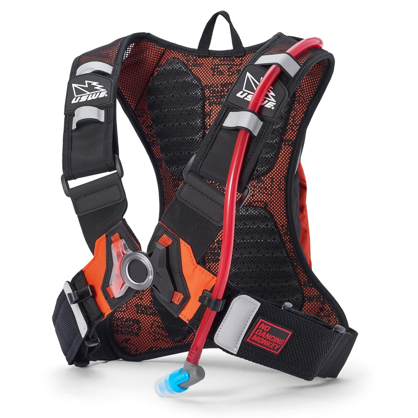 USWE MOTO Hydro 3L Hydration System Backpack - Black/Factory Orange 8Lines Shop - Fast Shipping