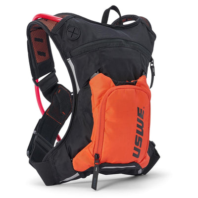 USWE MOTO Hydro 3L Hydration System Backpack - Black/Factory Orange 8Lines Shop - Fast Shipping