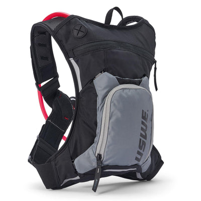 USWE MOTO Hydro 3L Hydration System Backpack - Black/Grey 8Lines Shop - Fast Shipping