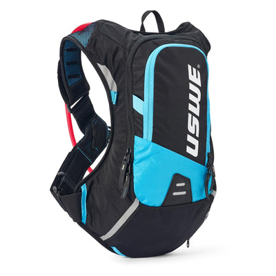 USWE MTB Hydro 8L Hydration System Backpack - Black/Horizon Blue 8Lines Shop - Fast Shipping