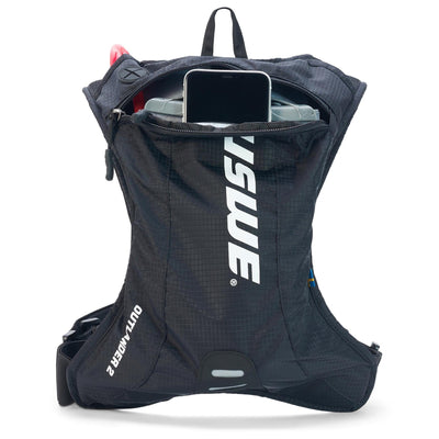 USWE Outlander 2L Hydration System Backpack - Carbon Black 8Lines Shop - Fast Shipping