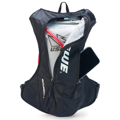 USWE Outlander 4L Hydration System Backpack - Carbon Black 8Lines Shop - Fast Shipping