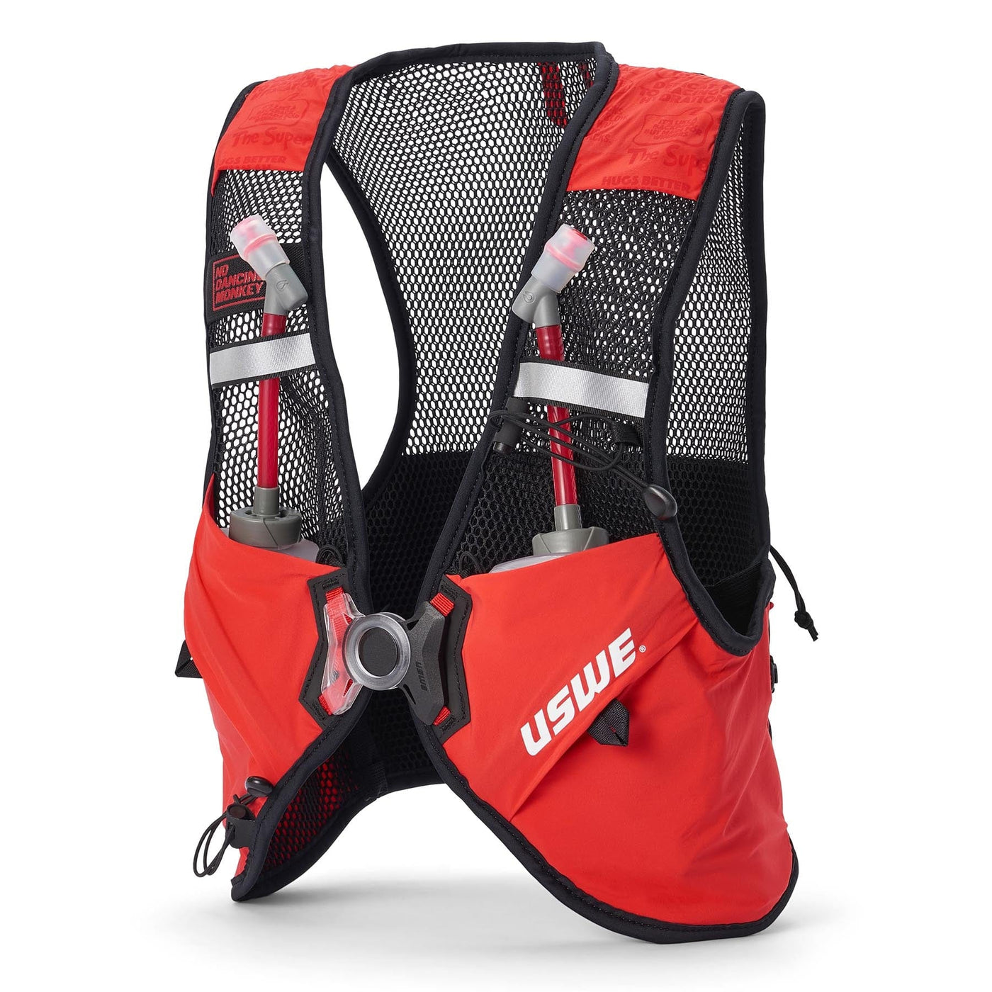 USWE Pace 2L Trail Running / Hiking Hydration Vest - Red 8Lines Shop - Fast Shipping