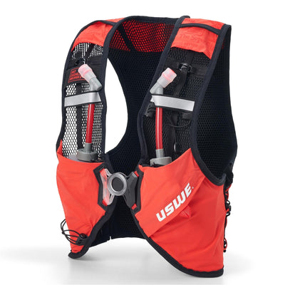 USWE Pace 8L Trail Running / Hiking Hydration Vest - Red 8Lines Shop - Fast Shipping