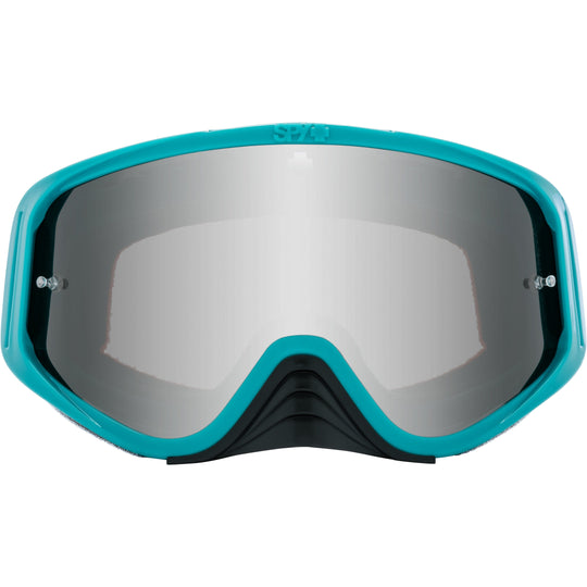 SPY WOOT Race Motocross Goggles - Checkers Teal + Bonus Lens