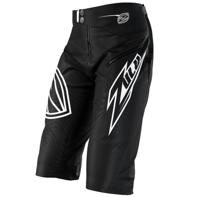 ZULU Youth Shorts Shield - Black/White With Pocket 8Lines Shop - Fast Shipping