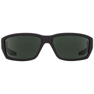 black frame wraparound sunglasses
