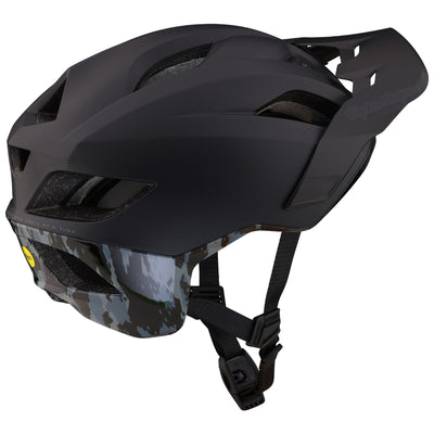 Troy Lee Designs FLOWLINE SE MIPS Helmet Radian Camo - Black/Gray