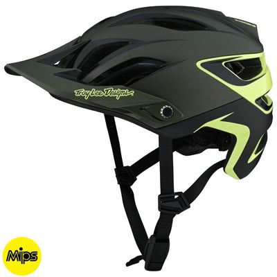 Troy Lee Designs A3 MIPS Bike Helmet Uno - Glass Green
