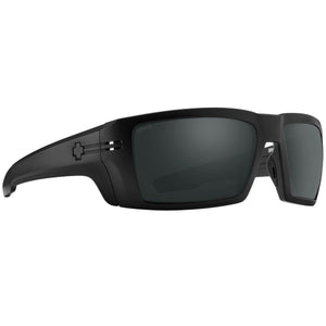 SPY REBAR ANSI Polarized Sunglasses, Happy Lens - Black