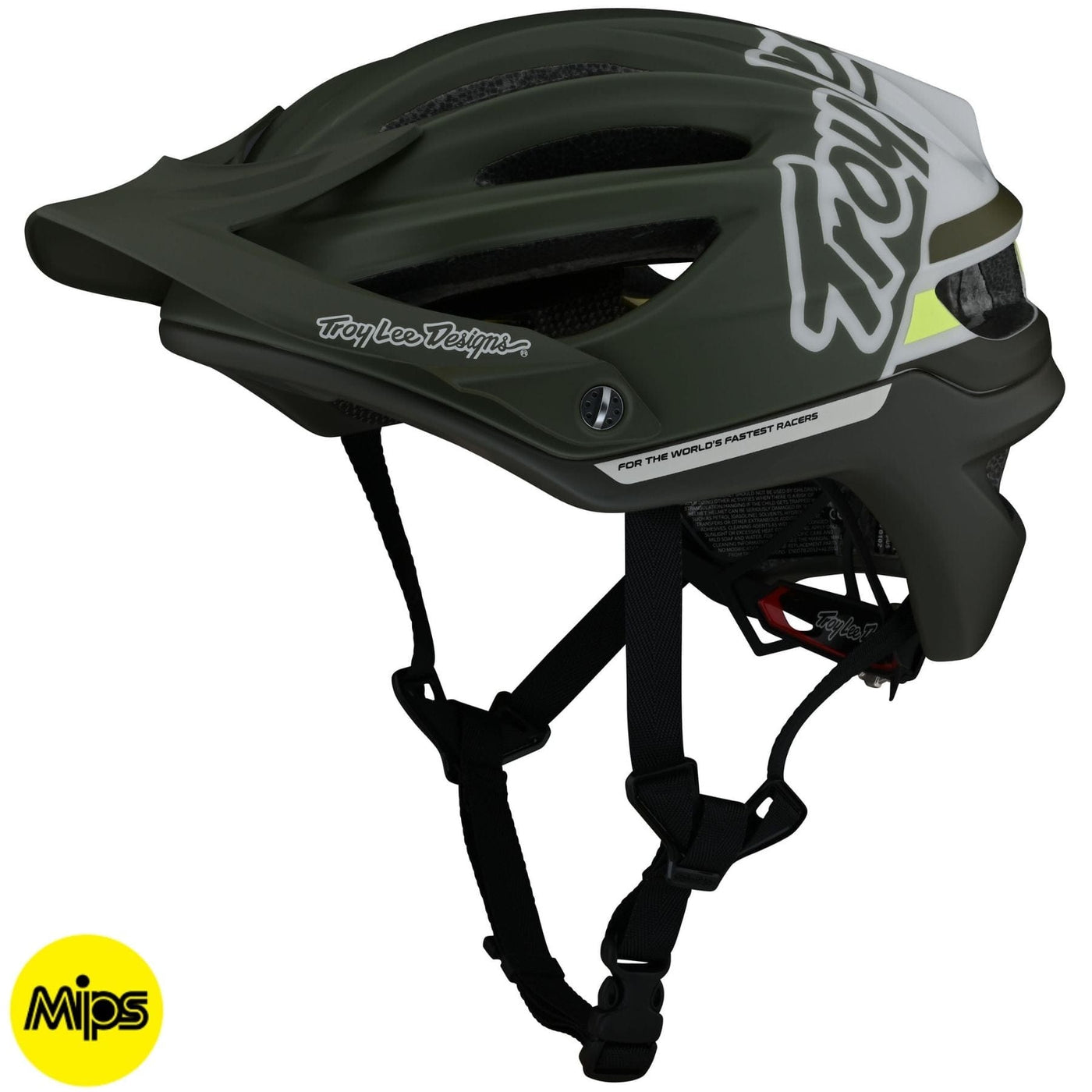 Troy Lee Designs A2 MIPS Bike Helmet Silhouette - Green