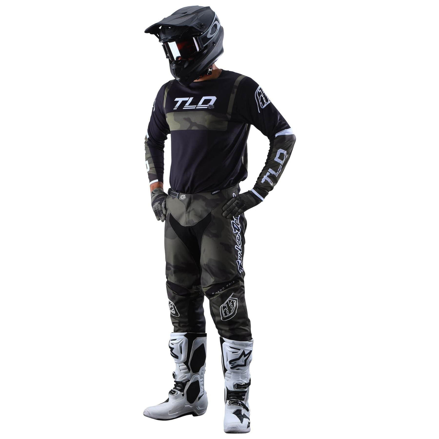 Troy Lee Designs GP Pants Brazen Camo - Army Green