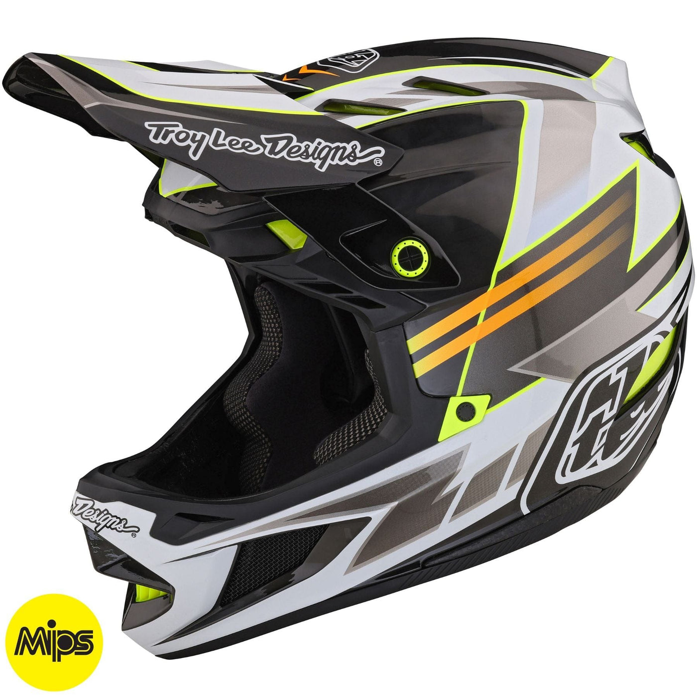 Troy Lee Designs D4 Carbon MIPS Helmet Saber - Gray