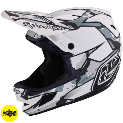 TLD D4 Composite MIPS Helmet Matrix - Camo White