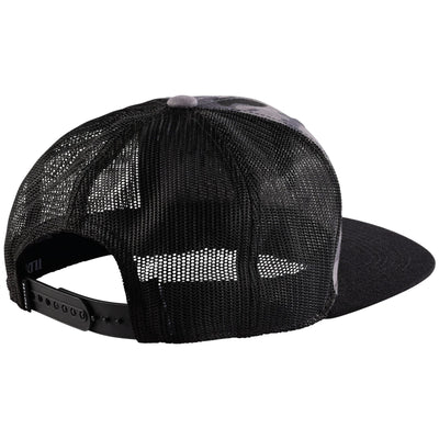 Troy Lee Designs 9FIFTY Signature Snapback Hat - Camo Black/Silver