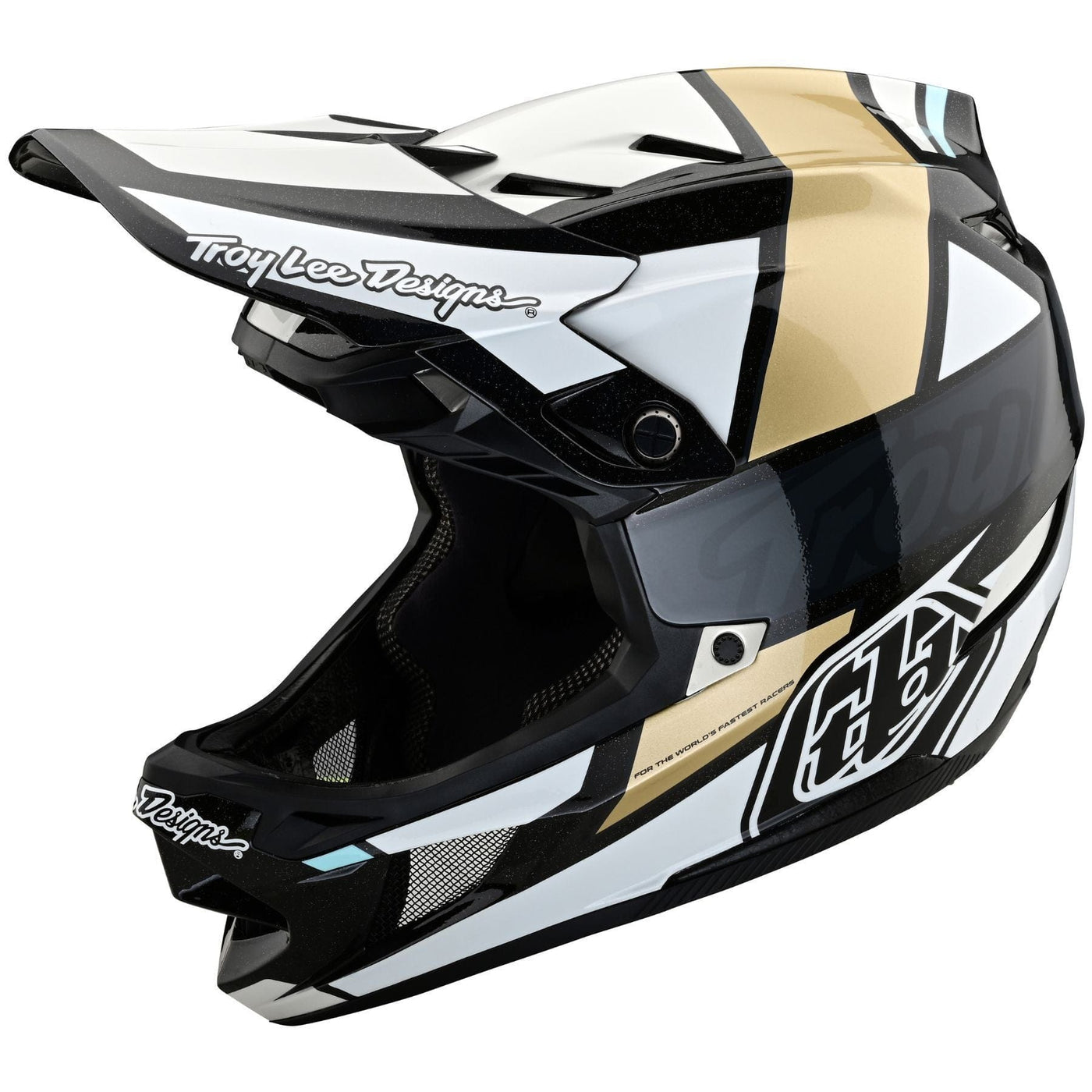 Troy Lee Desgins D4 Carbon Helmet Visor - Team Gold