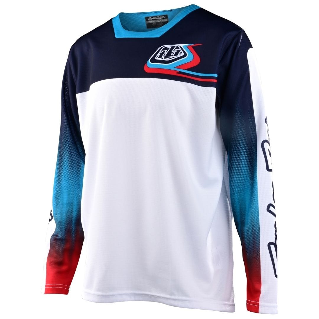 Troy Lee Designs Sprint Youth Jersey Jet Fuel - White