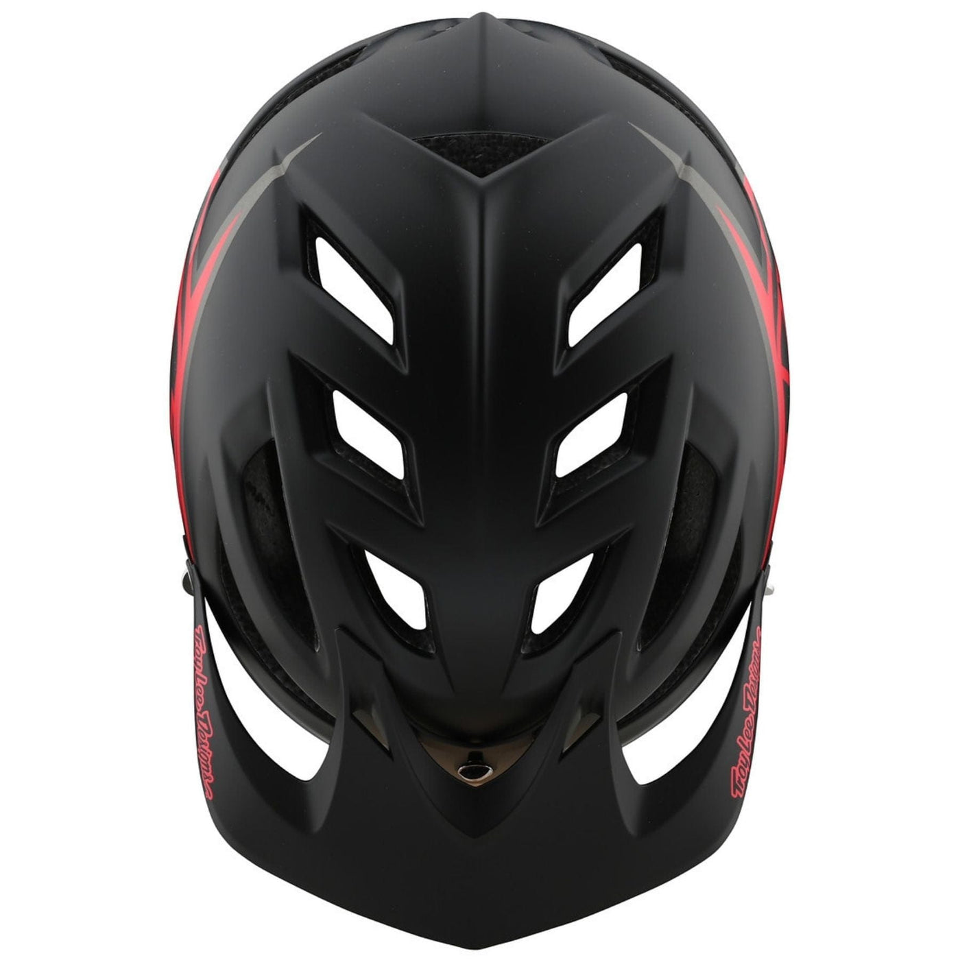TLD open-face helmet - black/red