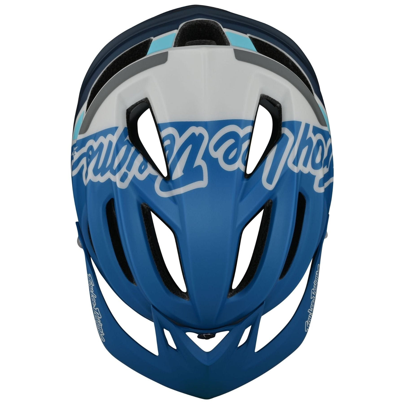 Troy Lee open-face helmet with MIPS - blue