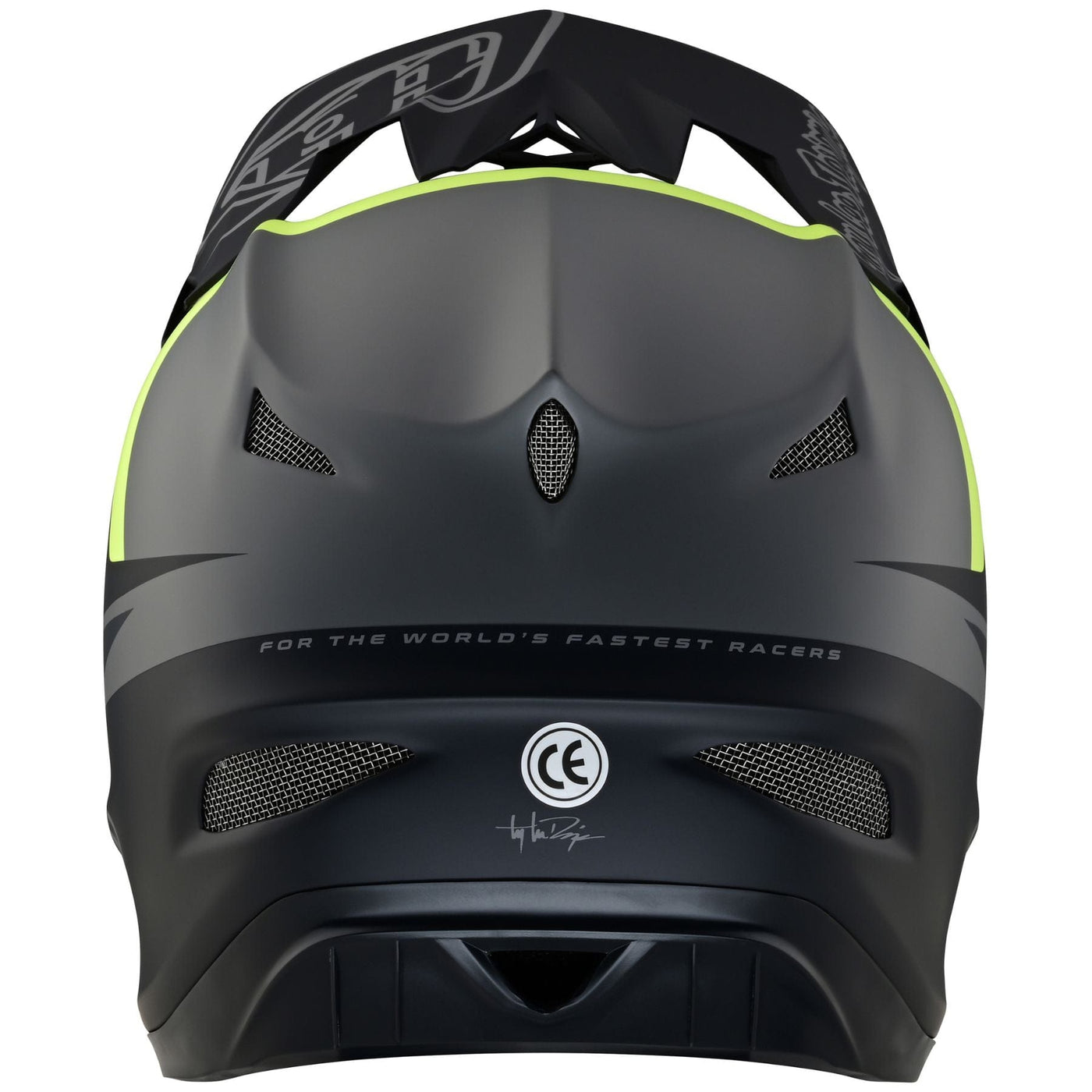 Troy Lee Designs D3 Fiberlite Helmet Slant - Gray
