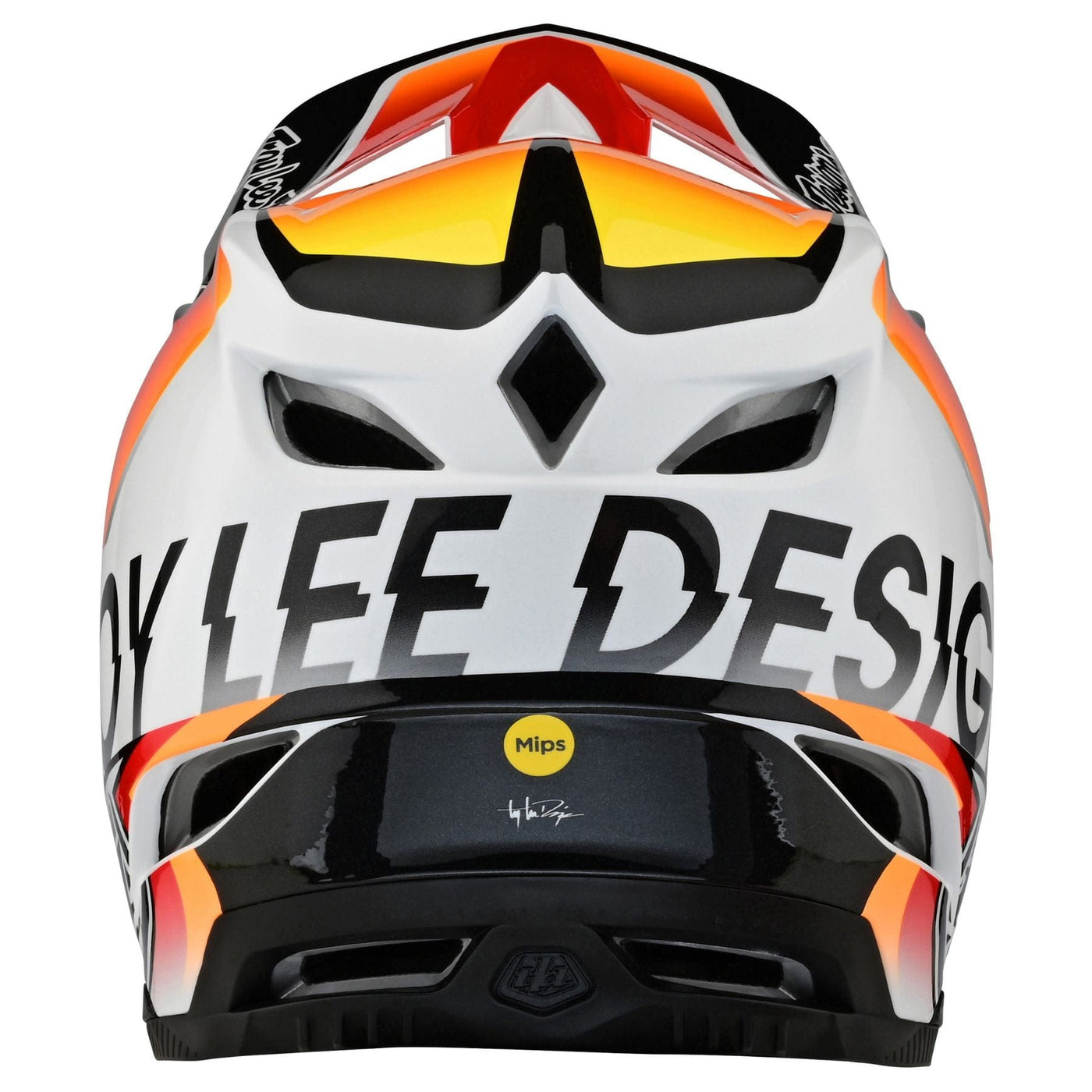 D4 Composite Full-face with MIPS - White/Orange