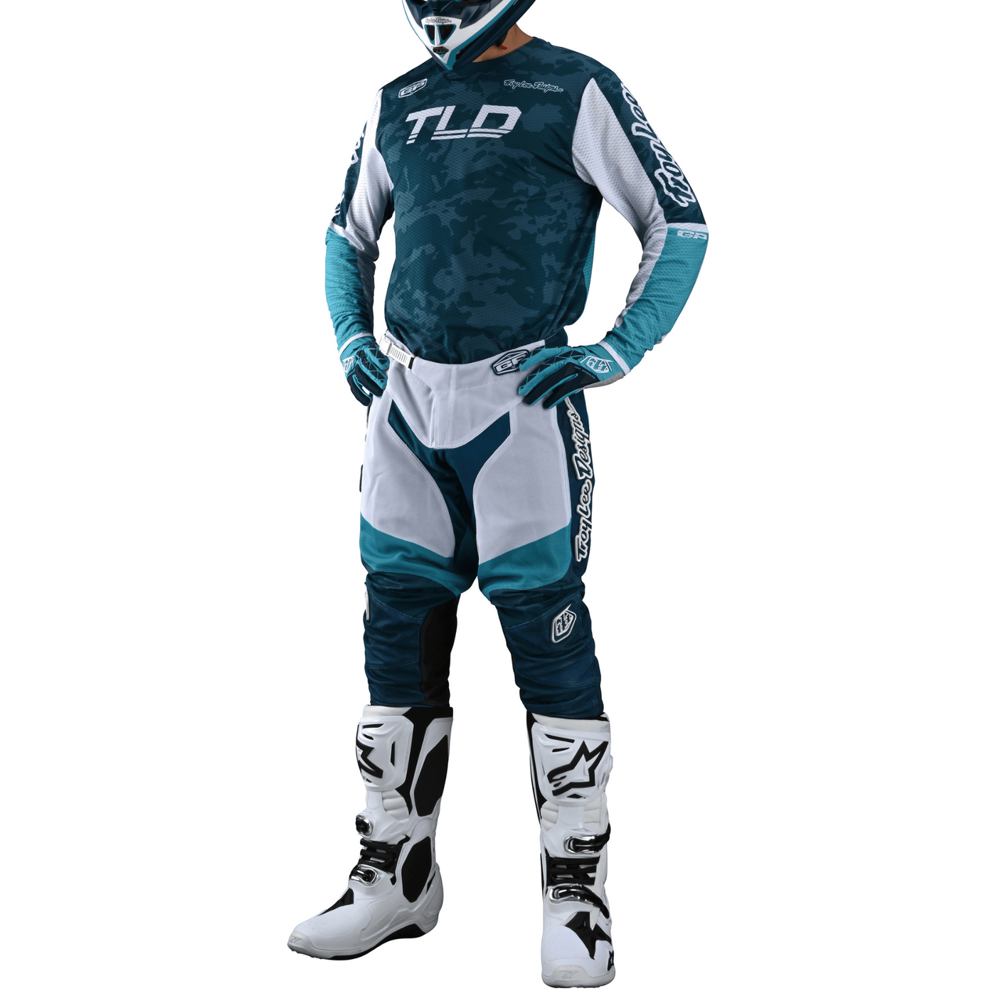 Troy Lee Designs GP AIR Pants Veloce Camo - Marine