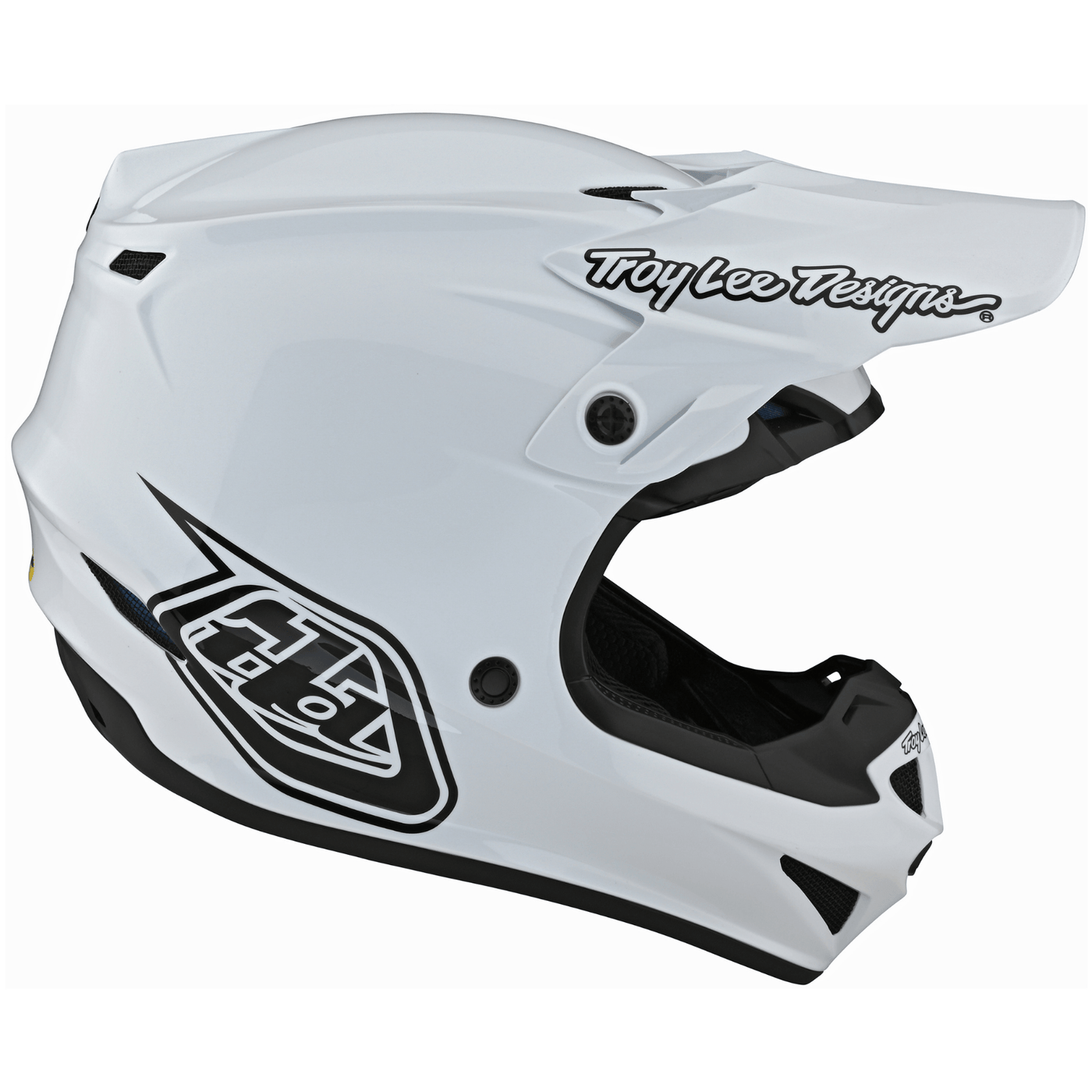 dirt bike motocross helmet - white