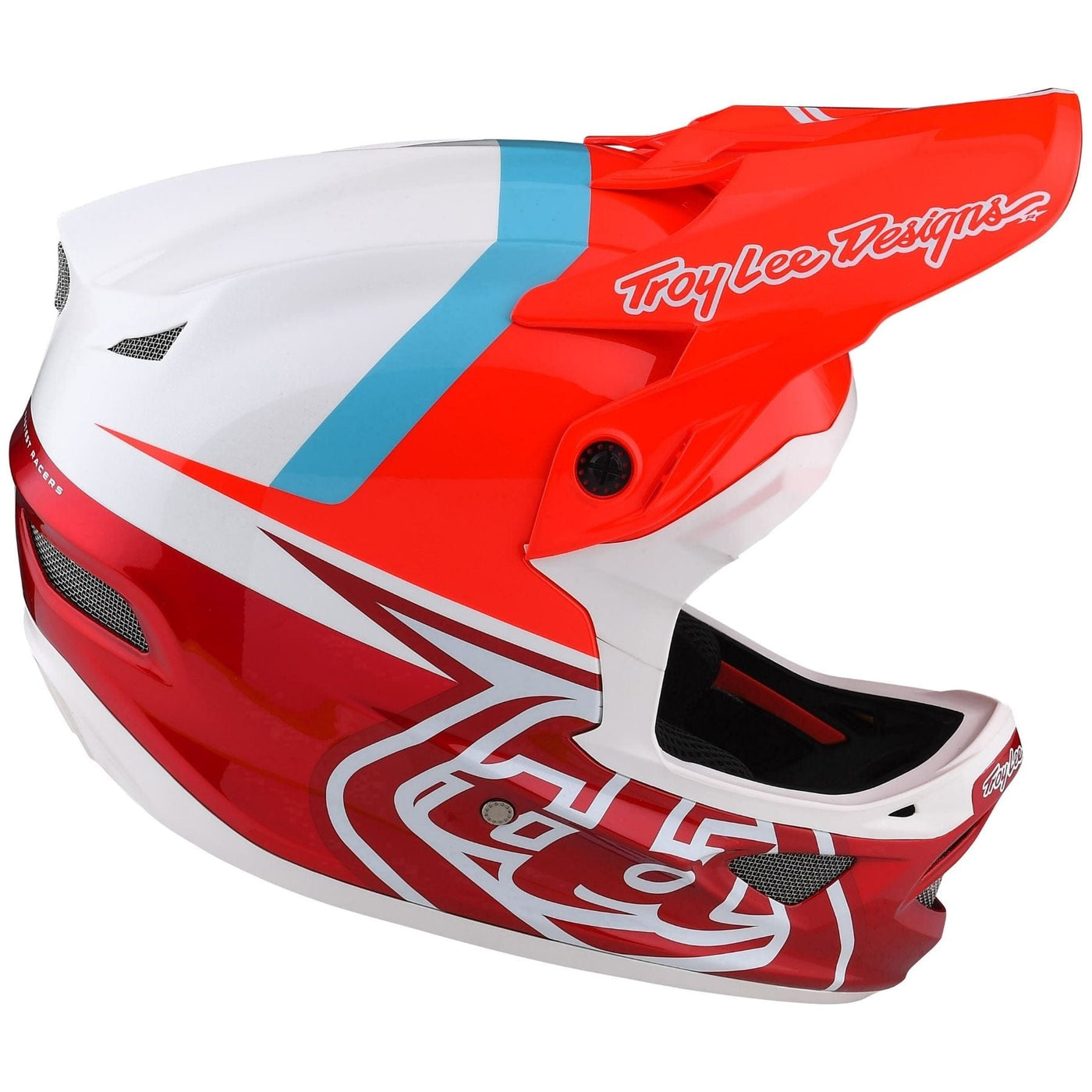 Troy Lee Designs full-face bike helmet - Red.