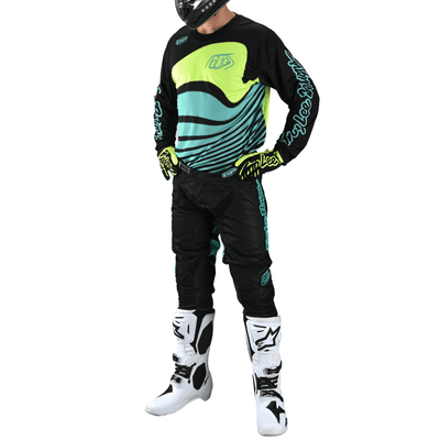 Troy Lee Designs GP AIR Pants Drift - Black/Turquoise