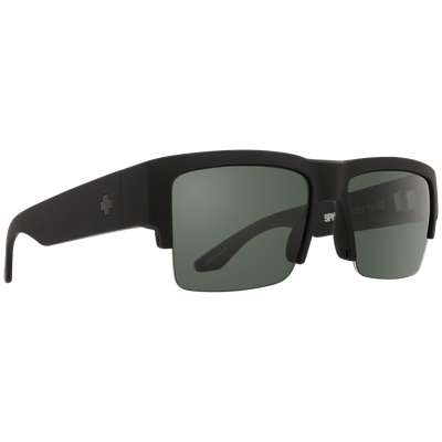 SPY CYRUS 5050 Polarized Sunglasses, Happy Lens - Gray/Green